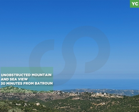 LAND/offering a breathtaking, unobstructed view/RAM,Batroun/البترون/REF#YC140937 !