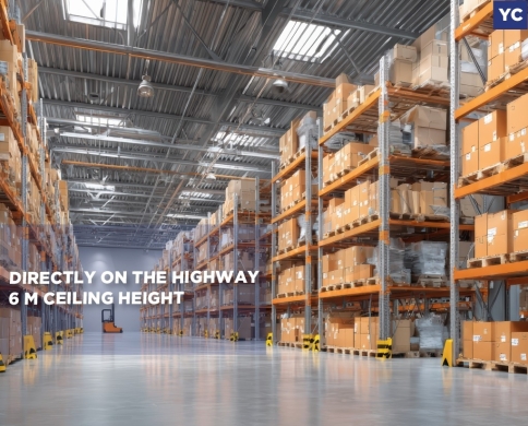 Warehouse for Rent/Prime Location/Directly on the Highway/AAMCHIT-JBEIL/عمشيت/REF#YC140933