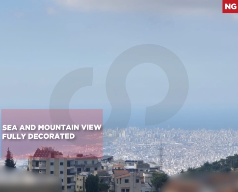 PRIME LOCATION/high end finishing/ Mountain and sea View/Kabrshmoun,ALEY/قبرشمون /REF#NG140977 !