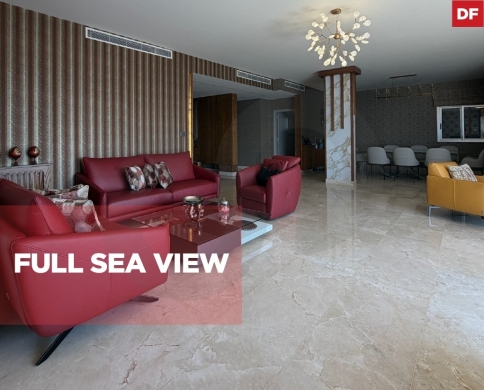 Apartment For Sale/Prime location/full sea view/fully decorated And Renovated/RABIEH-METN/رابيه/REF#DF141013