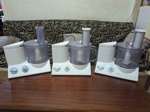 Three Braun Food Processors