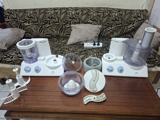 Two Braun Food Processors