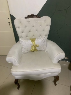 New Zein Wood Living Room Set — 3