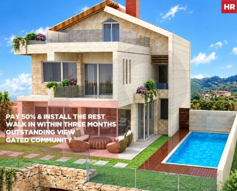 Under Construction Villa / 50% Down Payment /Open Sea View/ Brand-New/AINAB-ALEY/عناب/REF#HR141037