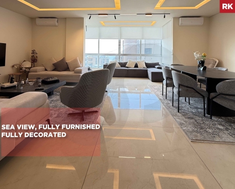 SEA VIEW/FULLY FURNISHED/HIGH-END FINISHING/PRIME LOCATION/ANTELIAS,METN/أنطلياس/REF#RK141039 !