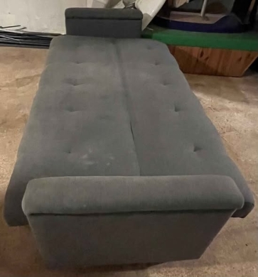 Grey Sofa Bed with Storage — 4