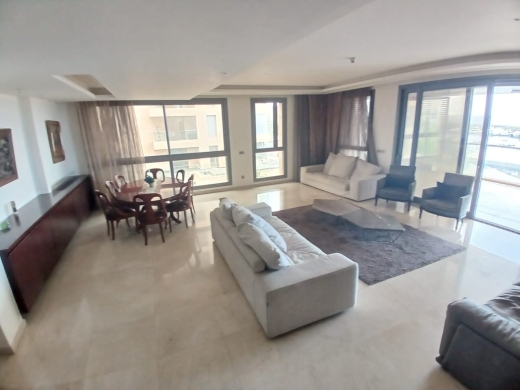 Furnished Apartment For Rent with Sea View in Waterfront City, Dbayeh