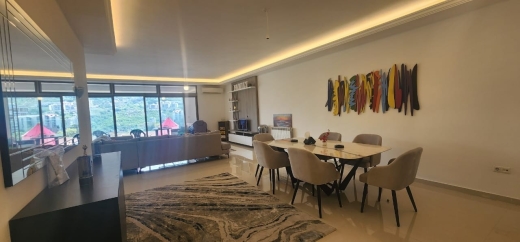 Spacious Decorated Apartment With Great View For Sale in New Mar Takla, Hazmieh