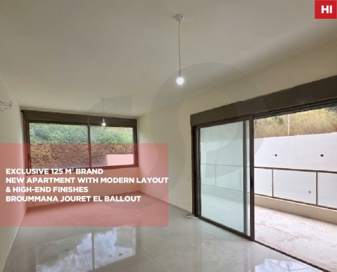 Exclusive 125 SQM Brand-New Apartment/High-End Finishes/JOURET AL BALLOUT-METN/جورة البلوط/REF#HI141105