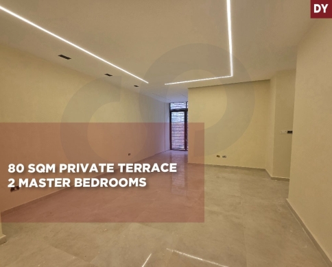 PRIVATE TERRACE/PRIME LOCATION/170 SQM APARTMENT/AIN EL RIHANEH,KESEROUAN/عين الريحانة/REF#DY141102