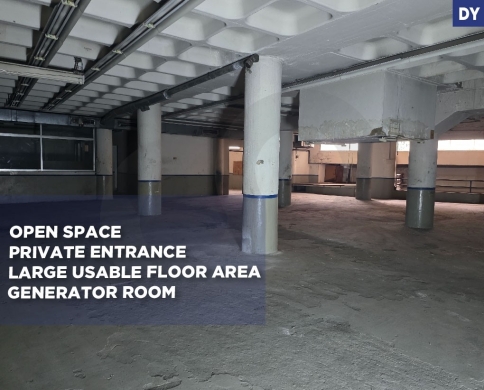 warehouse/LARGE USABLE FLOOR AREA / GENERATOR ROOM/conference room/Private entrance /ZOUK MOSBEH,KESEROUAN/زوق مصبح/REF#DY141137