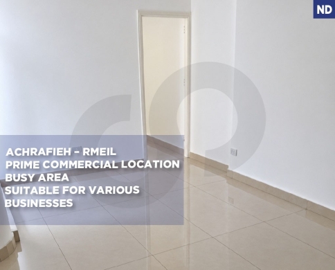 commercial space/busy area/Suitable for Various Business/RMEIL,BEIRUT/الرميل/REF#ND141169