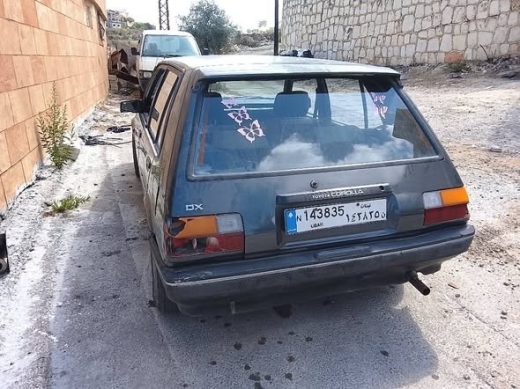 Toyota Corolla DX 1987 — 2