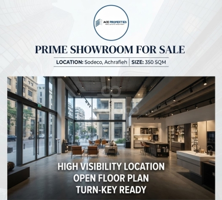 معرض تجاري للبيع | Sodeco Achrafieh Showroom for Sale