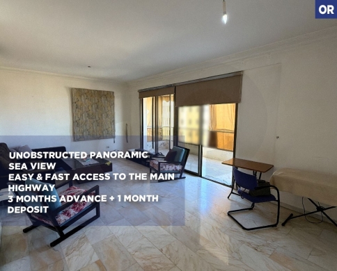 Spacious/Unobstructed Sea View/highway access/dawhet aaramoun,aley/دوحة عرمون/REF#OR141200