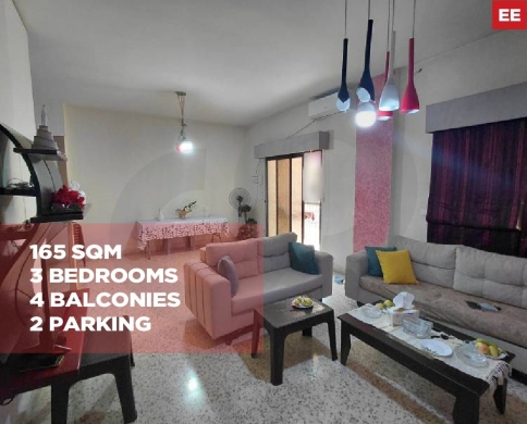 165 SQM apartment for sale/Quiet residential area /BAOUCHRIEH-METN/بوشريه/REF#EE141195