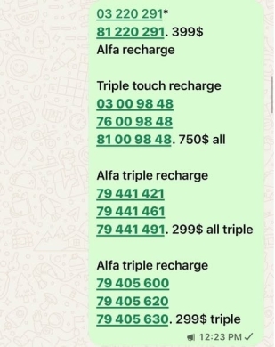 Golden and Bronze Phone Numbers — 2