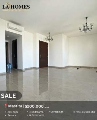 200 Sqm Duplex Apartment in Mastita