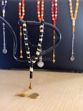 سبح بلياردو وباغا خراطة مميزة 33 حبة | Custom Handmade Billiard & Bagha Prayer Beads — 9