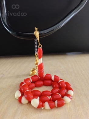 سبح بلياردو وباغا خراطة مميزة 33 حبة | Custom Handmade Billiard & Bagha Prayer Beads — 2