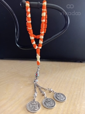 سبح بلياردو وباغا خراطة مميزة 33 حبة | Custom Handmade Billiard & Bagha Prayer Beads — 5