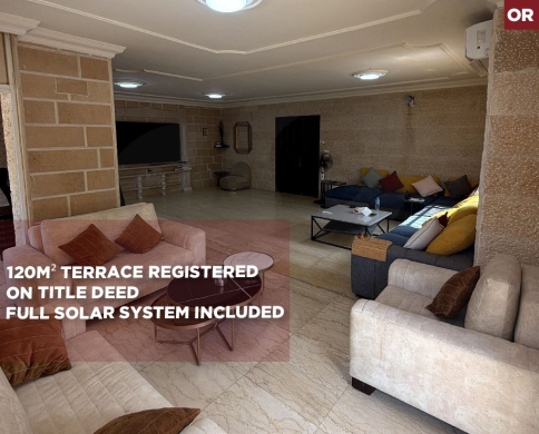 Spacious & Luxurious/Terrace/prime location/DAWHET EL HOSS,ALEY/دوحة الحص/REF#OR141225