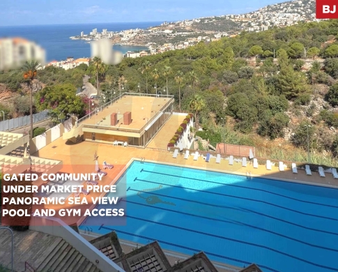 PRIME SAHEL ALMA,KESEROUAN LOCATION/ساحل علما/Pool access/beautiful sea view/REF#BJ141212 !