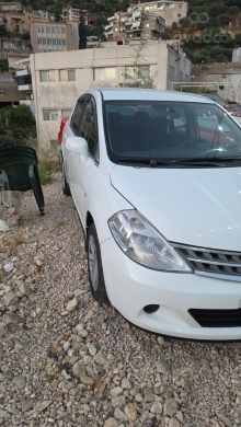 نيسان تيدا 2010 أبيض/أسود نظيفة جداً | Nissan Tida 2010 White/Black Clean — 8