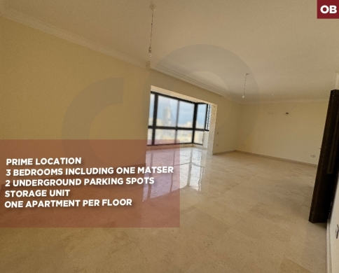 prime residential area/well-maintained building/open views/BADARO,BEIRUT/بدارو/REF#OB141288