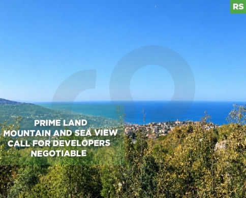 PRIME LAND IN RAYFOUN,KESEROUAN/ريفون/ Excellent road accessibility/REF#RS141278 !