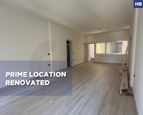 87 SQM office for rent/Prime location/Renovated/VERDUN-BEIRUT/فردان/REF#HB141252