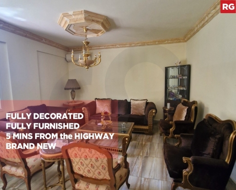 Brand new apartment/Fully furnished and decorated/5 mins from the High way/BLAT-JBEIL/بلاط/REF#RG141250