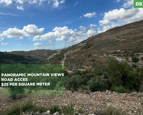 Spacious Land with Panoramic Mountain Views/Barti,Jezzine/برتي/REF#DS141249 !