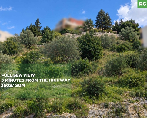 LAND/ prime location with a stunning sea view/BLAT,JBEIL/بلاط/REF#RG141246 !