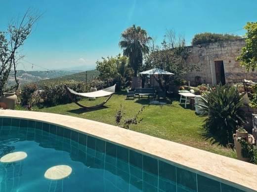 Furnished Guest House With Pool For Sale in Batroun, Kour