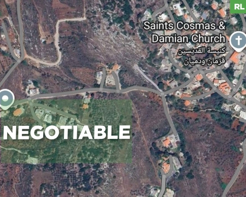 LAND/BTERRAM/KOURA/بطرام / zoning 20/40/REF#RL141312 !