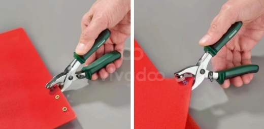 طقم زرديات ثقب وكبسات باركسايد 128 قطعة | PARKSIDE 128-Piece Hole Punch & Snap Pliers Set — 2
