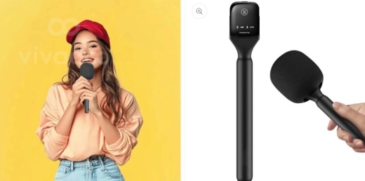 مقبض ميكروفون لاسلكي للمقابلات BKN | BKN Wireless Mic Interview Handle — 2