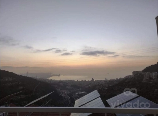 شقة دوبلكس مفروشة للإيجار في الربوة مطلة على البحر | Furnished Duplex Rent Rabweh Sea View