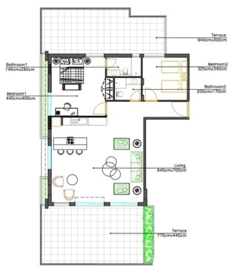 Under-Construction! Roof Apartment with Terraces For Sale in Kfar Aabida — 6