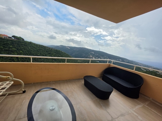 Furnished Apartment with Mountain & Sea View For Rent in Smar Jbeil, Batroun — 2