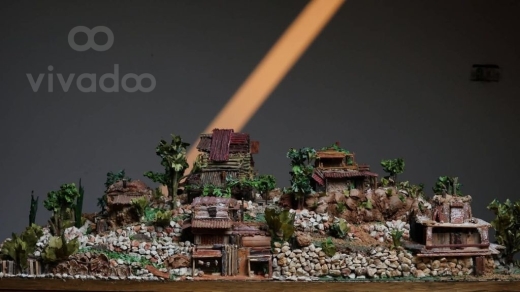 مجسم قرية مصغرة مصنوع يدوياً | Handcrafted Miniature Village Diorama Art — 3