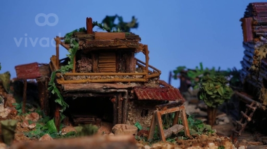 مجسم قرية مصغرة مصنوع يدوياً | Handcrafted Miniature Village Diorama Art — 5