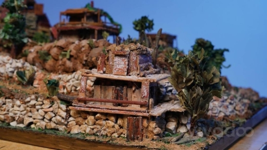 مجسم قرية مصغرة مصنوع يدوياً | Handcrafted Miniature Village Diorama Art — 2