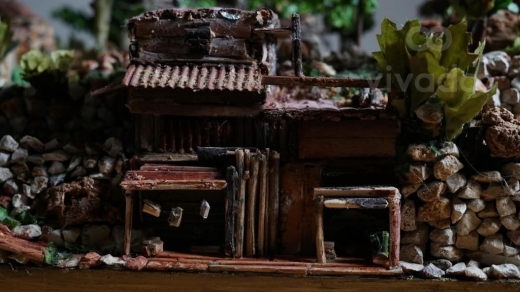 مجسم قرية مصغرة مصنوع يدوياً | Handcrafted Miniature Village Diorama Art — 6