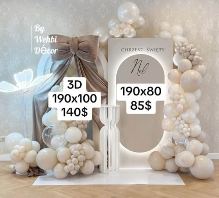 Backdrop event decor