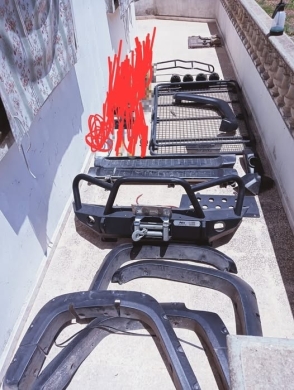 FG parts including front bumper and luggage rack