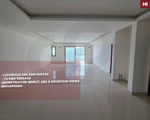 peaceful/prime neighborhood/duplex/high-end luxury/BROUMMANA,METN/برمانا/REF#HI141397