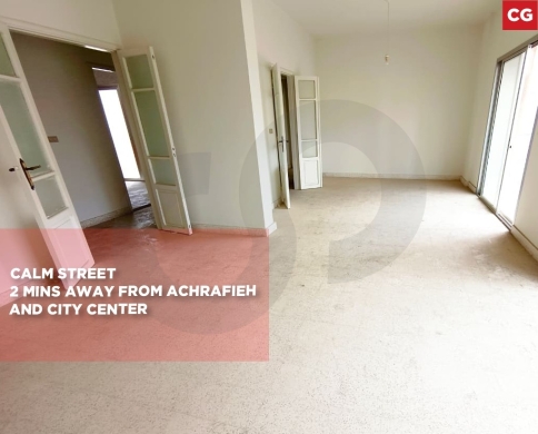 Apartment for Sale/Calm Street/2 mins away from Achrafieh and City Center/FURN AL CHEBAK-BEIRUT/فرن الشباك/REF#CG141383