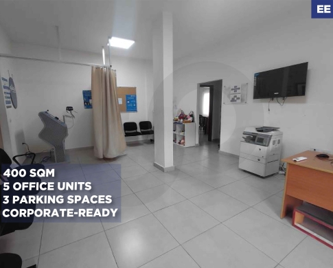 400 SQM OFFICE FOR RENT/5 OFFICE UNITS/3 PARKING/DEKWANEH,METN/الدكوانة/REF#EE141381 !